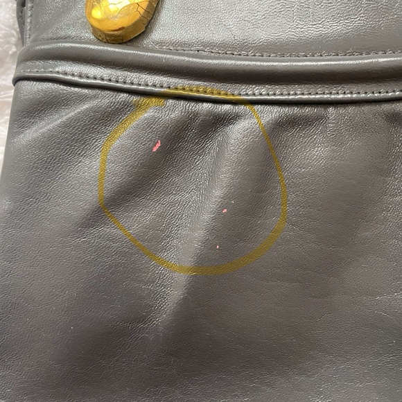 Genuine Leather handbag Jane Shilton, England, new old stock, tag, some damage - Picture 11 of 11